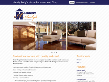 Handy Andy's Home Improvement Website